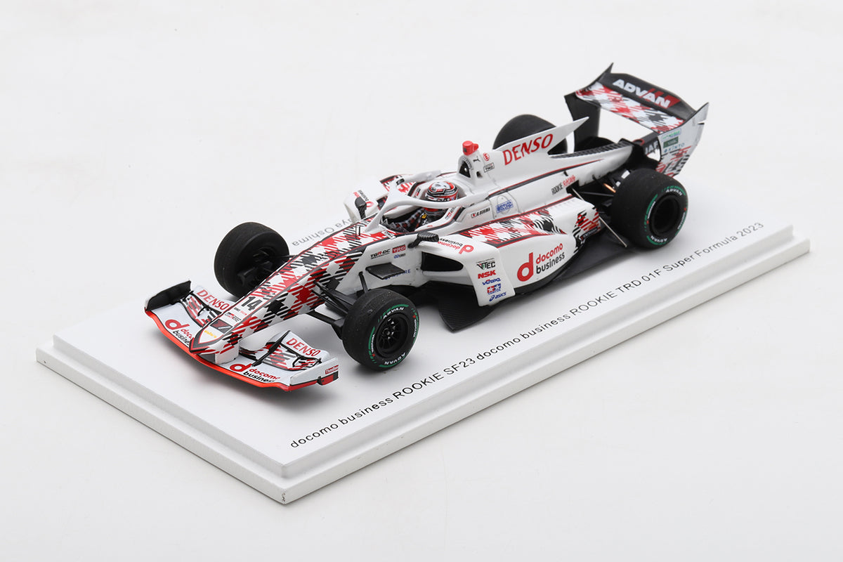 Spark SFJ010 1/43 docomo business ROOKIE SF23 No.14 docomo business ROOKIE TRD 01F Super Formula 2023Kazuya Oshima