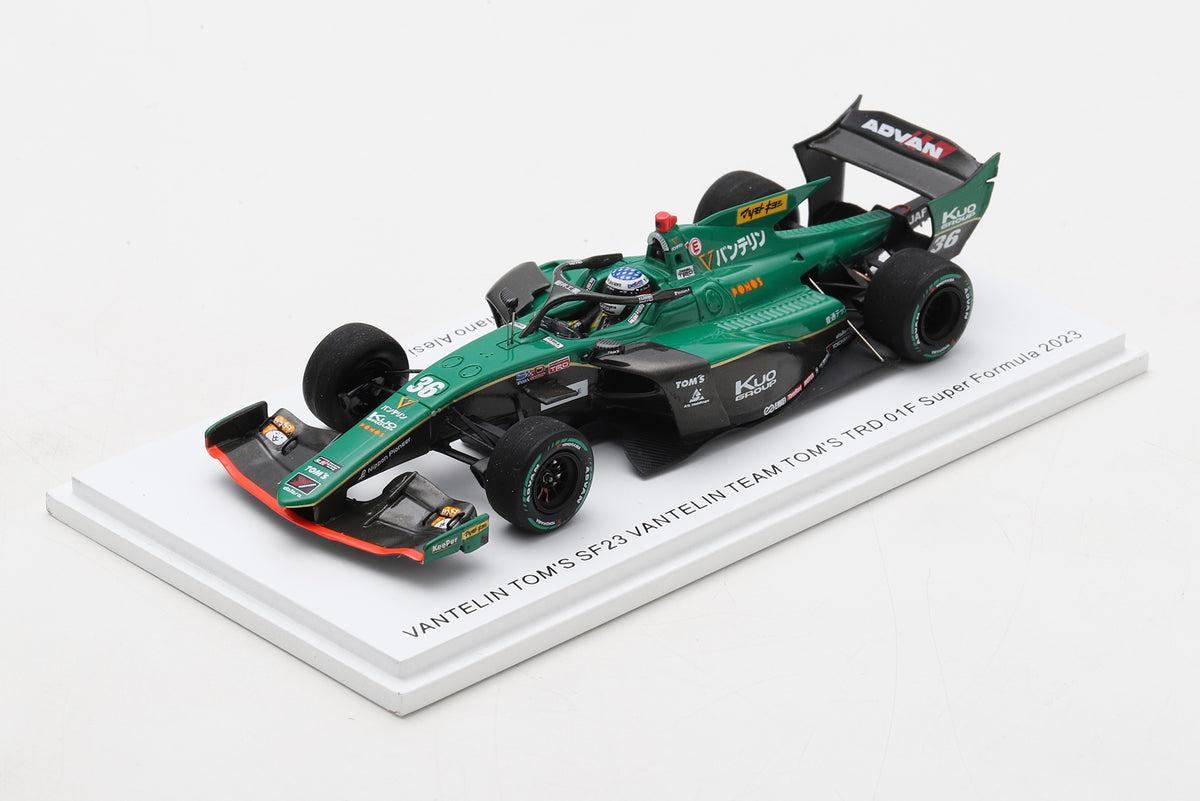 Spark SFJ013 1/43 VANTELIN TOM'S SF23 No.36 VANTELIN TEAM TOM'S TRD 01F Super Formula 2023Giuliano Alesi