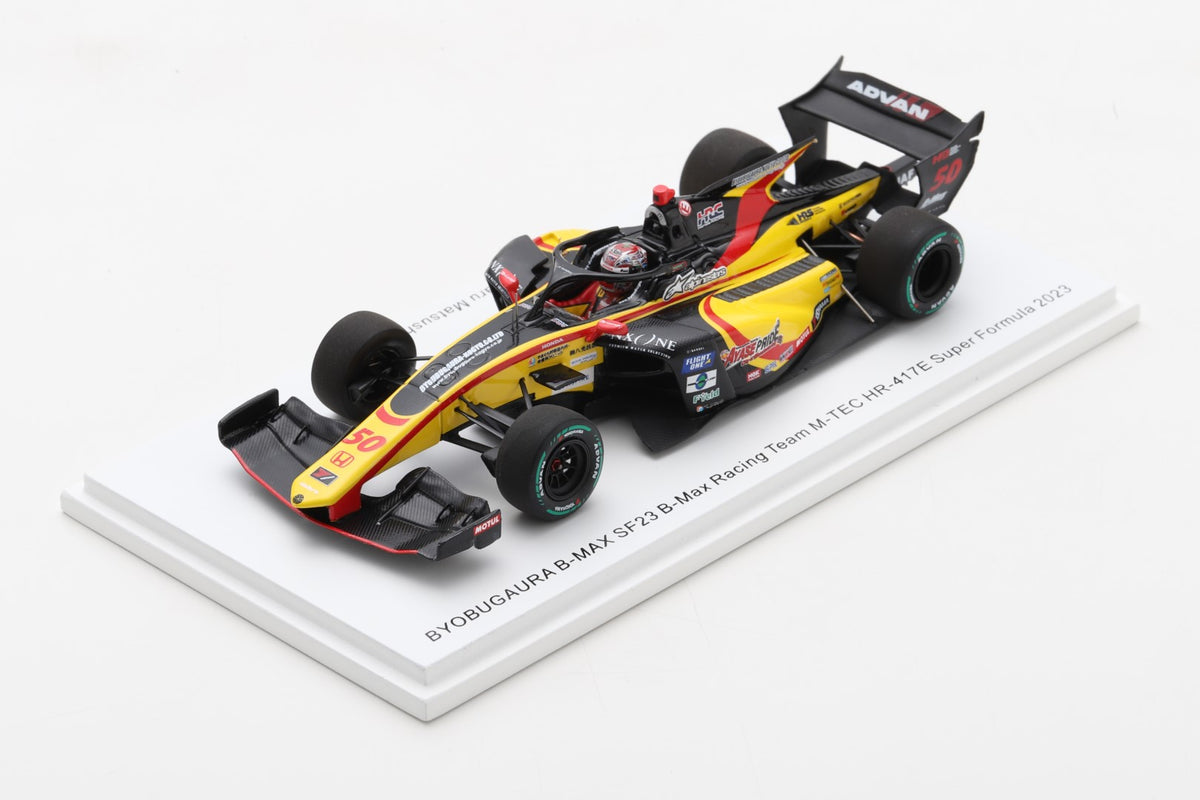 Spark SFJ017 1/43 BYOBUGAURA B-MAX SF23 No.50 B-Max Racing Team M-TEC HR-417E Super Formula 2023Nobuharu Matsushita