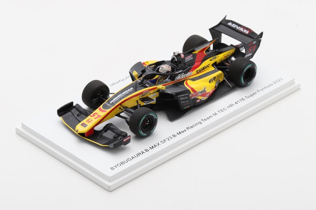 Spark SFJ018 1/43 BYOBUGAURA B-MAX SF23 No.51 B-Max Racing Team M-TEC HR-417E Super Formula 2023 Raoul Hyman