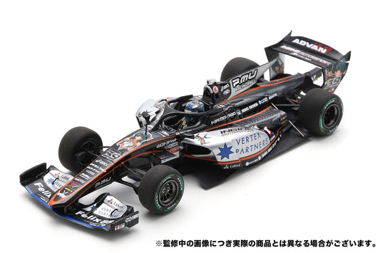 39 大湯 都史樹 Toshiki Oyu VERTEX PARTNERS CERUMO・INGING SUPER FORMULA 2024 SF23 Spark SFJ038 1/43