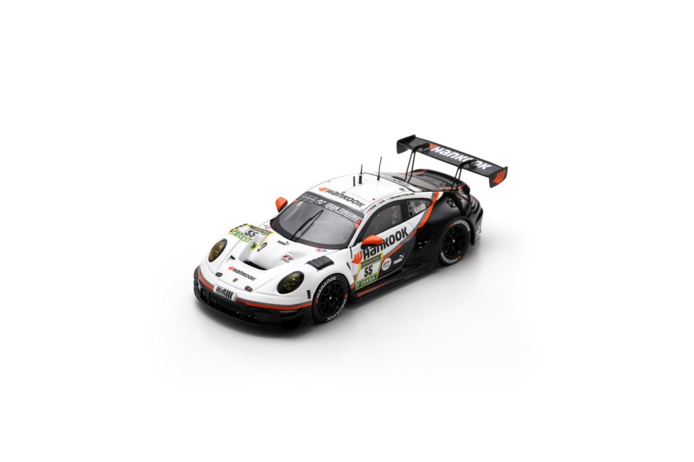 Spark SG1016 1/43 Porsche 911 GT3 R (992) No.55 Hankook Competition 24H Nürburgring 2025 J. Kim - R. Bruins - M. Holzer - S. Cho