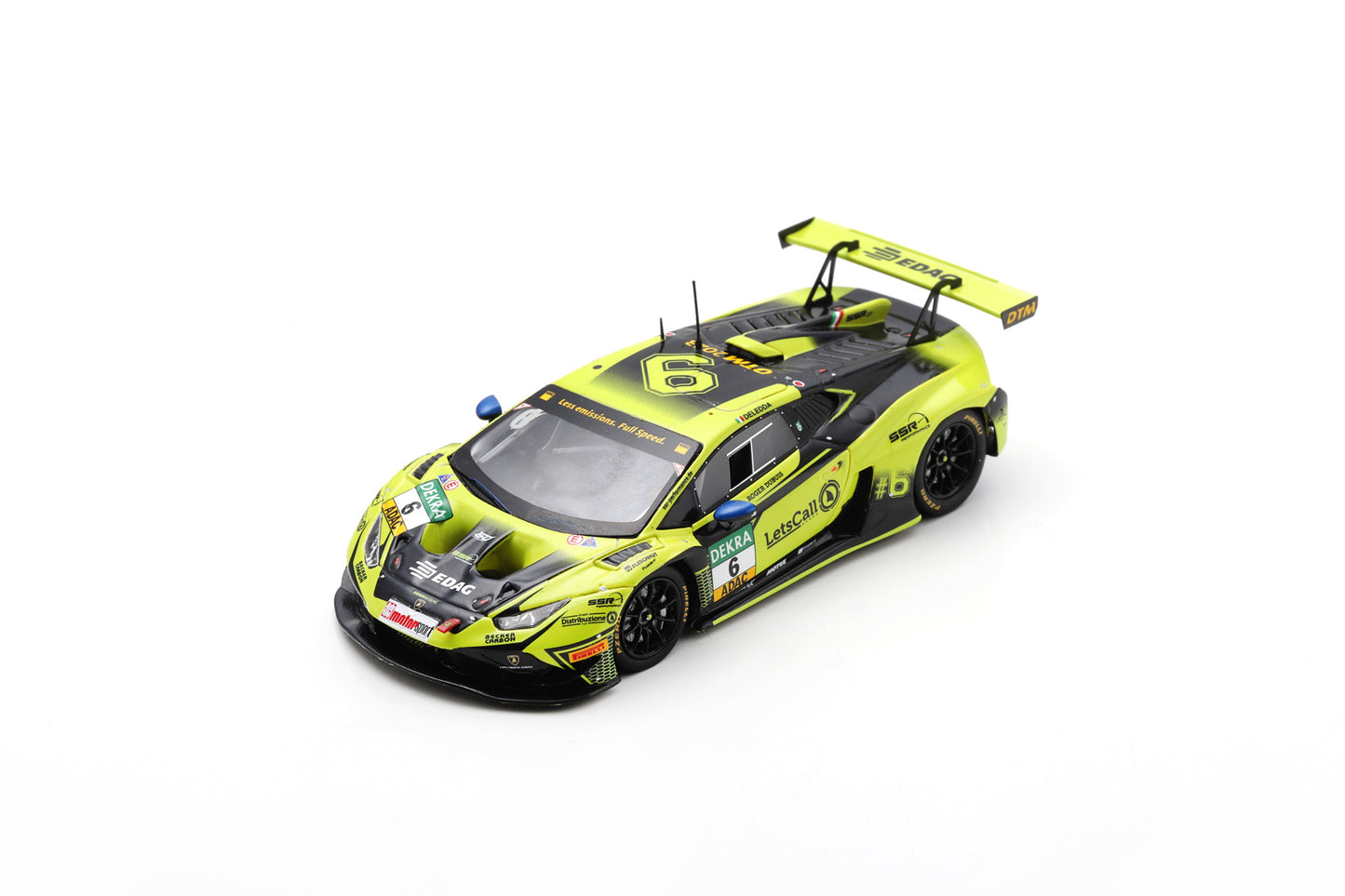 Spark SG987 1/43 Lamborghini Huracán GT3 EVO 2 No.6 SSR Performance DTM 2023 Alessio Deledda