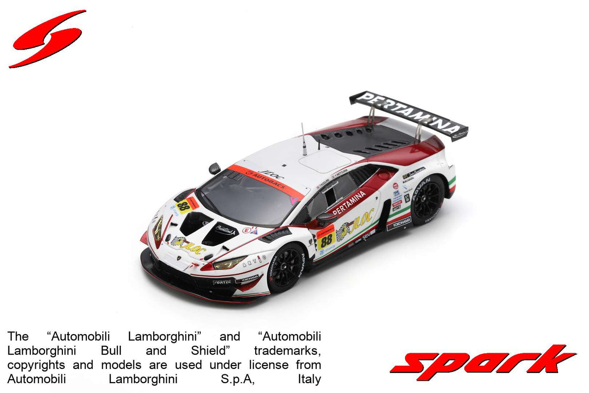 Spark SGT010 1/43 JLOC Lamborghini GT3 NO.88 JLOC GT300 SUPER GT 2021Takashi Kogure - Yuya Motojima
