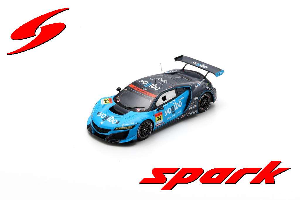 Spark SGT016 1/43 Yogibo NSX GT3 No.34 Yogibo Drago CORSE GT300 SUPER GT 2021 Ryo Michigami - Shogo Mitsuyama