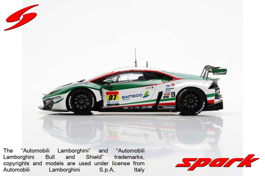 Spark SGT087 1/43 Bamboo Airways Lamborghini GT3 No.87 JLOC GT300 SUPER GT 2023 - Kosuke Matsuura - Natsu Sakaguchi