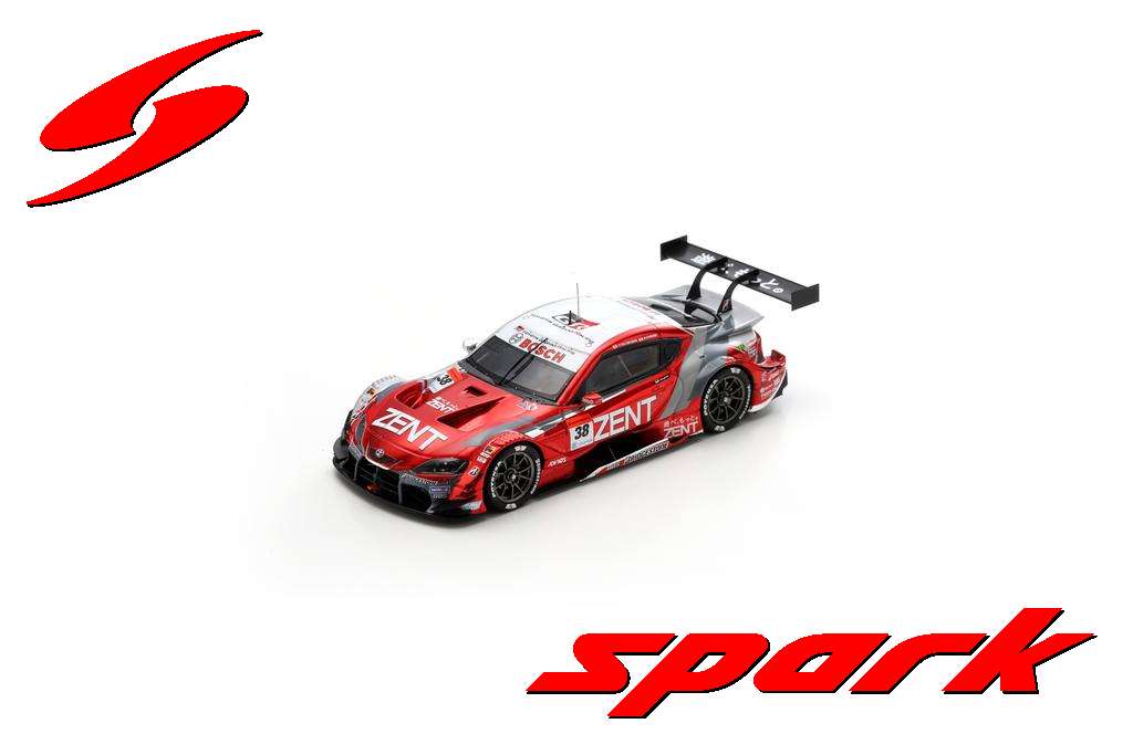 Spark SGT115 1/43 ZENT GR Supra No.38 TGR TEAM ZENT CERUMO GT500 SUPER GT 2020 Yuji Tachikawa - Hiroaki Ishiura