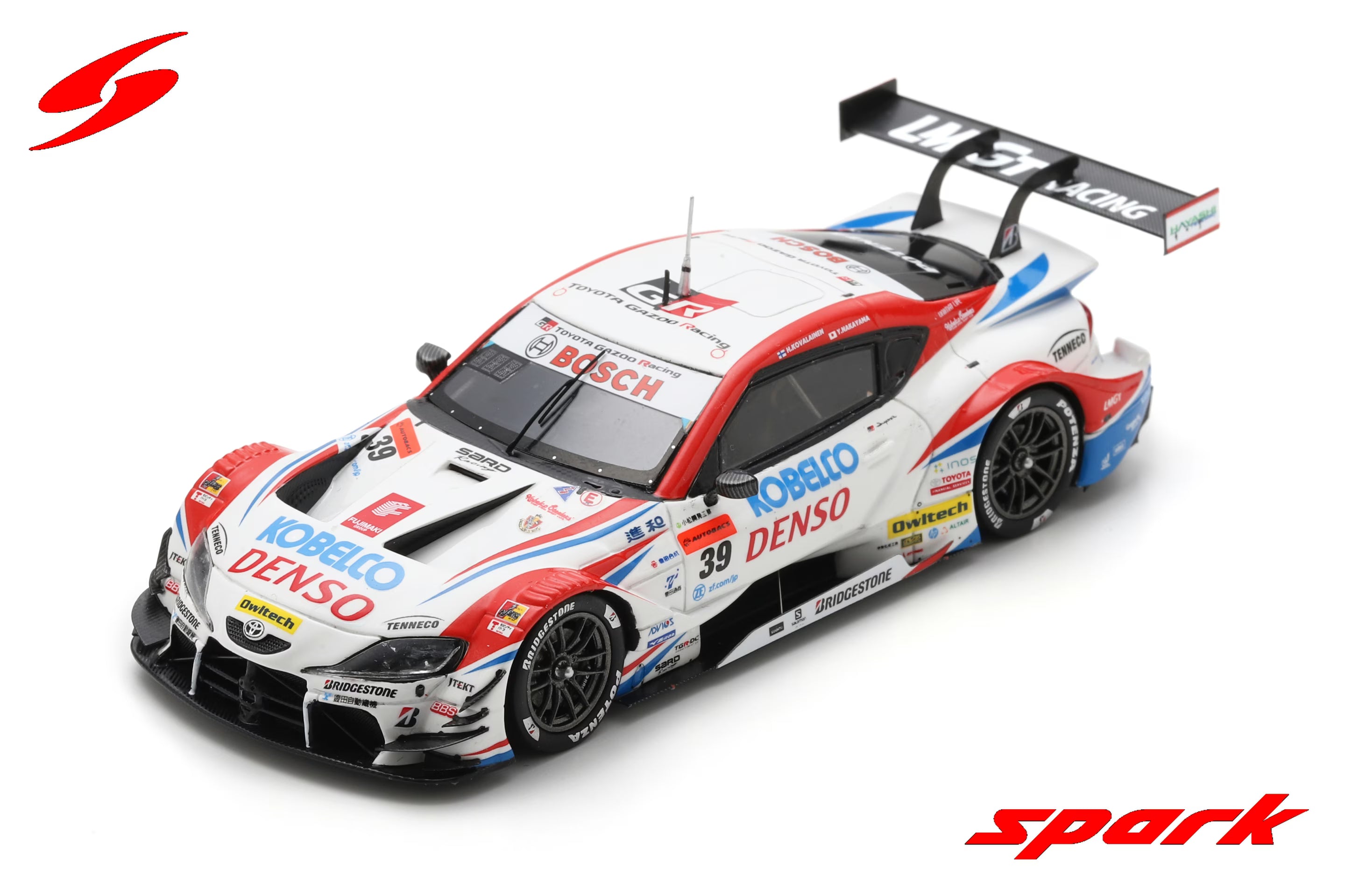 Spark SGT132 1/43 DENSO KOBELCO SARD GR Supra No.39 TGR TEAM SARD