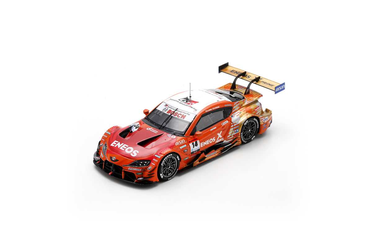 Spark SGT153 1/43 ENEOS X PRIME GR Supra No.14 TGR TEAM ENEOS ROOKIE GT500 SUPER GT 2024 K. Oshima - N. Fukuzumi