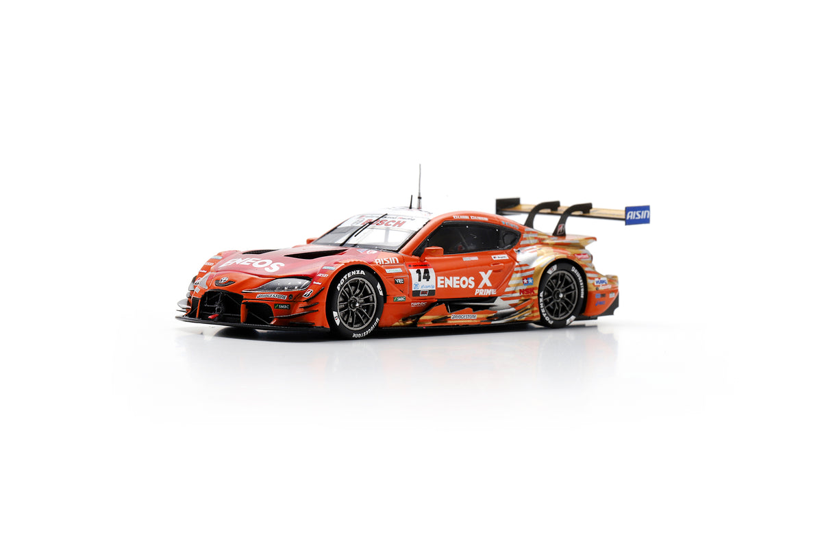 Spark SGT153 1/43 ENEOS X PRIME GR Supra No.14 TGR TEAM ENEOS ROOKIE GT500 SUPER GT 2024 K. Oshima - N. Fukuzumi