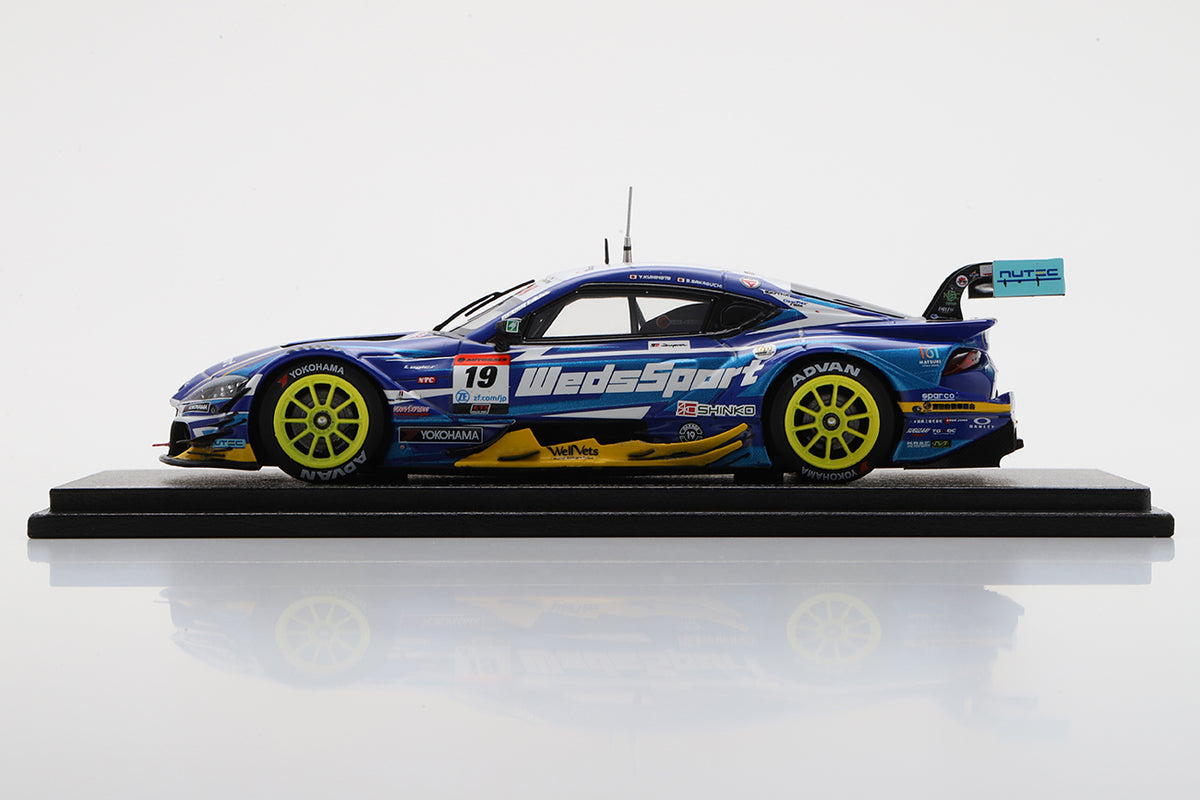 Spark SGT156 1/43 WedsSport ADVAN GR Supra No.19 TGR TEAM WedsSport BANDOH GT500 SUPER GT 2024 Y. Kunimoto - S. Sakaguchi