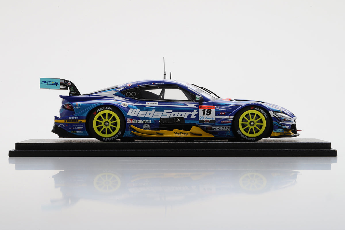 Spark SGT156 1/43 WedsSport ADVAN GR Supra No.19 TGR TEAM WedsSport BANDOH GT500 SUPER GT 2024 Y. Kunimoto - S. Sakaguchi