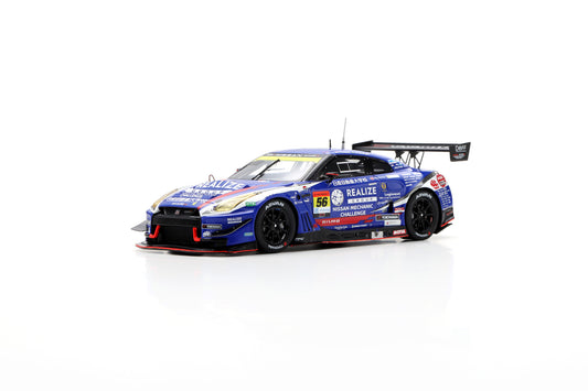 Spark SGT177 1/43 REALIZE NISSAN MECHANIC CHALLENGE GT-R No.56 KONDO RACING GT300 SUPER GT 2024 D. Sasaki - J-Paulo Oliveira