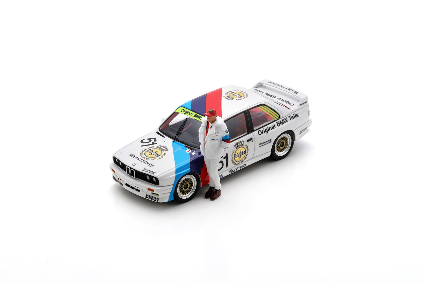 Spark SI020 1/43 BMW E30 M3 No.51 Monza “Test Session” WTCC 1987 E. Pirro - R. Ratzenberger - N. Lauda