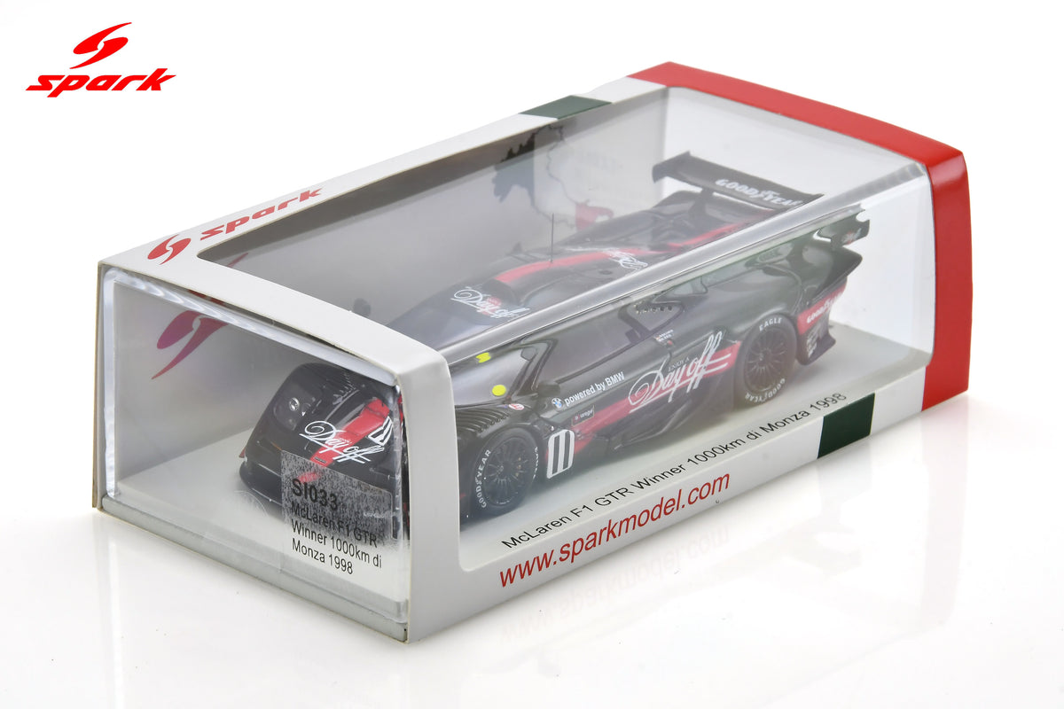 Spark SI033 1/43 McLaren F1 GTR No.11 Winner 1000km di Monza 1998 T. Bscher - G. Lees