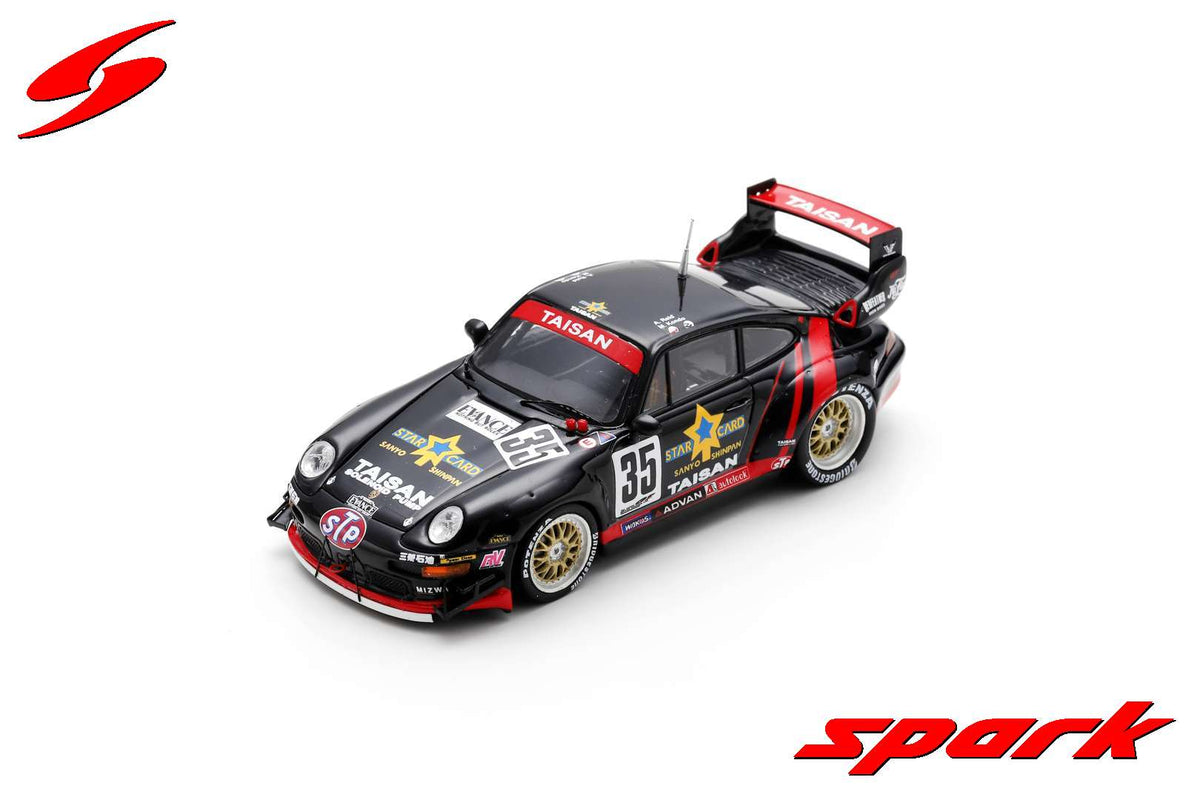 Spark SJ154 1/43 TAISAN STARCARD Porsche 993 GT2 No.35 - GT1 JGTC 1995 A. Reid - M. Kondo