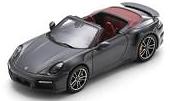 【2026年3月以降発売予定】 Spark S8783 1/43 Porsche 911 Turbo S (992) Cabriolet - Agate Grey