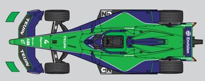 Spark S6778 1/43 ENVISION RACING No.4 Robin Frijns