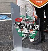 Spark 43SGT2024 1/43 au TOM'S GR Supra No.36 TGR TEAM au TOM'S Champion GT500 SUPER GT 2024 with CHAMPION BOARD Sho Tsuboi - Kenta Yamashita