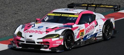 【2025年11月以降発売予定】 Spark 43SGT25025 1/43 HOPPY Schatz GR Supra GT HOPPY team TSUCHIYA No.25 GT300 SUPER GT 2025 T. Matsui - K. Sato