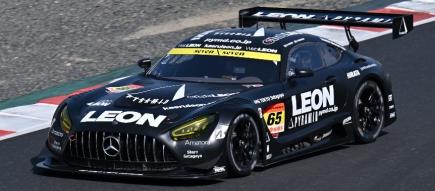 【2025年8月以降発売予定】 Spark 64SGT25065 1/64 LEON PYRAMID AMG K2 R&D LEON RACING No.65 GT300 SUPER GT 2025 N. Gamou - T. Suganami