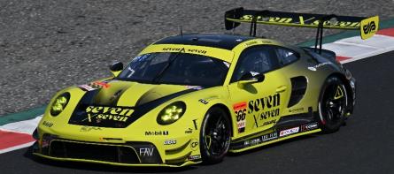 【2025年8月以降発売予定】 Spark 64SGT25666 1/64 PORSCHE GT3R seven x seven Racing No.666 GT300 SUPER GT 2025 K. Fujinami - T. Kondo