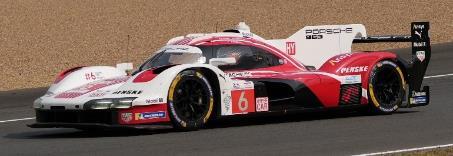 Spark S9258 1/43 Porsche 963 No.6 PORSCHE PENSKE MOTORSPORT 2nd Le Mans 24H 2025 K. Estre - L. Vanthoor - M. Campbell