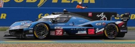 Spark S9264 1/43 Alpine A424 No.35 ALPINE ENDURANCE TEAM 9th Le Mans 24H 2025 P. Chatin - F. Habsburg - C. Milesi