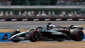 Spark S9598 1/43 Mercedes W16 No.63 Mercedes-AMG PETRONAS Formula One Team British GP 2025 George Russell