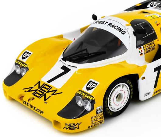 【2026年1月発売予定】 Spark 12LM85 1/12 Porsche 956 No.7 Winner Le Mans 24H 1985 K. Ludwig - J. Winter - P. Barilla