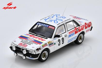 【2027年1月発売予定】 Spark S2618 1/43 Peugeot 505 Turbo Diesel No.39 Monte Carlo Rally 1981 C. Laurent - J. Marche