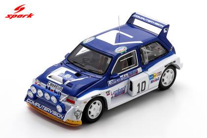 【2026年12月発売予定】 Spark S8157 1/43 MG Metro 6R4 No.10 3rd RAC Rally 1985 T. Pond - R. Arthur