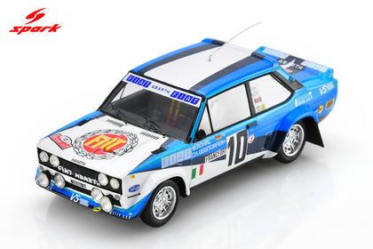 【2026年12月発売予定】 Spark S8278 1/43 Fiat 131 Abarth No.10 Winner Monte Carlo Rally 1980 W. Röhrl - C. Geistdörfer