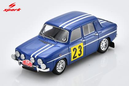 【2027年1月発売予定】 Spark S5550 1/43 Renault 8 Gordini 1300 No.23 7th Monte Carlo Rally 1967 J-F. Piot - M. Karaly