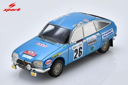 【2027年1月発売予定】 Spark S2476 1/43 Citroën GS No.26 13th Monte Carlo Rally 1975 C. Laurent - J. Marche