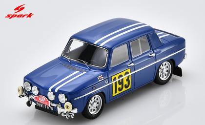 【2027年3月発売予定】 Spark S5551 1/43 Renault 8 Gordini 1300 No.193 Monte Carlo Rally 1967 J-C. Andruet - J. Rabate