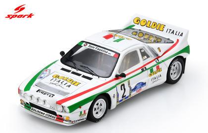 【2027年3月発売予定】 Spark 43TF84 1/43 Lancia 037 Rally No.2 Winner Targa Florio Rally 1984 "Tony" - M. Sghedoni