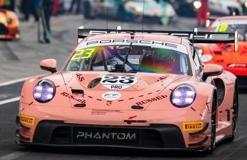 発売中止】 Spark SJ186 1/43 Porsche 911 GT3 R No.23 Phantom Global