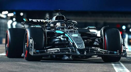 Spark S9670 1/43 Mercedes AMG Petronas F1 Team W16e No.63 2nd Las Vegas GP 2025 - 150th GP's George Russell