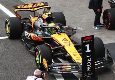 Spark S9675 1/43 McLaren MCL39 No.4 Winner Brazilian GP 2025 Lando Norris