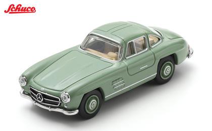 【2027年4月以降発売予定】 Schuco 64U00091 1/64 1954 Mercedes-Benz 300 SL, green
