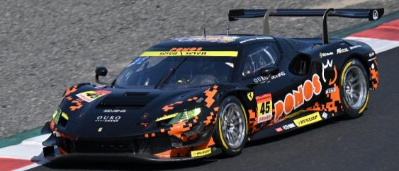 Looksmart LSSGT25045 1/43 PONOS FERRARI 296 PONOS RACING GT300 SUPER GT 2025 K. Cozzolino - T. Shinohara