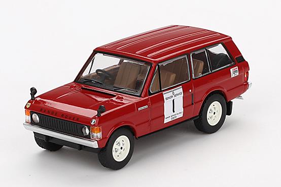 MINI GT MGT00893-R 1/64 レンジ ローバー インターナショナルヒルラリー 1971 優勝車 #1(右ハンドル)