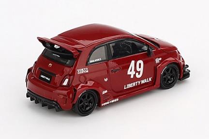 MINI GT MGT00963-L 1/64 アバルト 595 LB-WORKS x Abas Works レッド(左ハンドル)