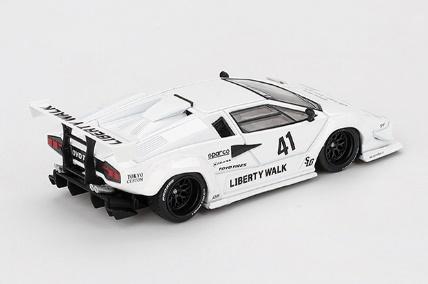 MINI GT MGT00966-L 1/64 ランボルギーニ カウンタック LB-WORKS 東京オートサロン 2024 ホワイト(左ハンドル)