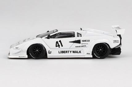 MINI GT MGT00966-L 1/64 ランボルギーニ カウンタック LB-WORKS 東京オートサロン 2024 ホワイト(左ハンドル)