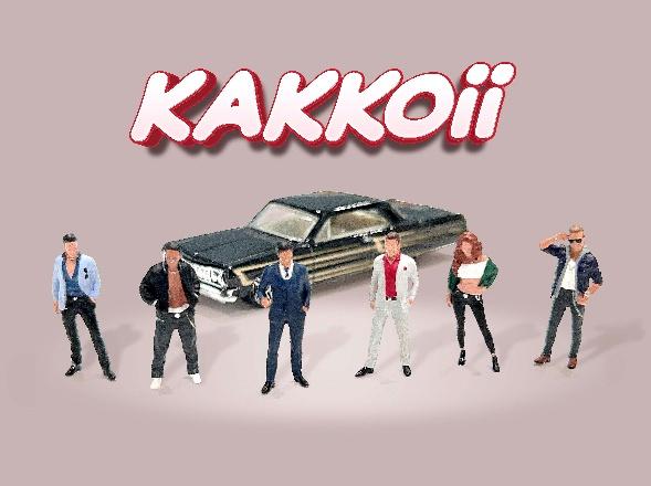 American Diorama AD-2425 1/64 フィギュア かっこいい 6個セット