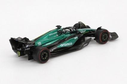 【2025年8月以降発売予定】 MINI GT MGT01001-L 1/64 アストンマーチン AMR24 F1 2024 #18 バーレーングランプリ Lance Stroll
