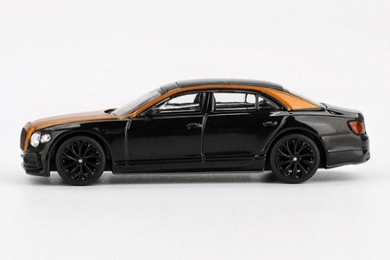 MINI GT MGT00991-R 1/64 ベントレー フライングスパー Neptune Orange Flame / Onyx(右ハンドル)