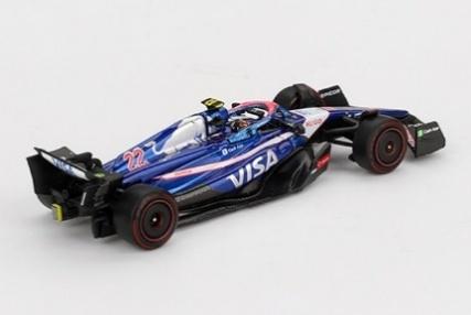 MINI GT MGT01007-L 1/64 RB VCARB 01 F1 2024 #22 バーレーングランプリ角田 裕毅